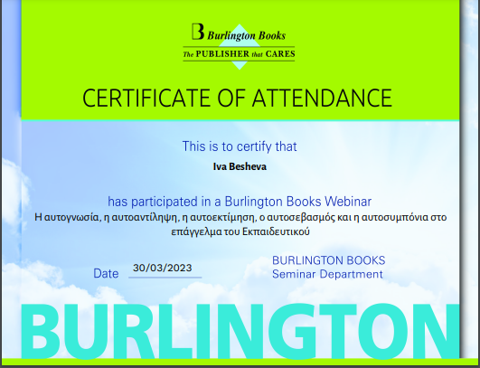 certificate, attendance